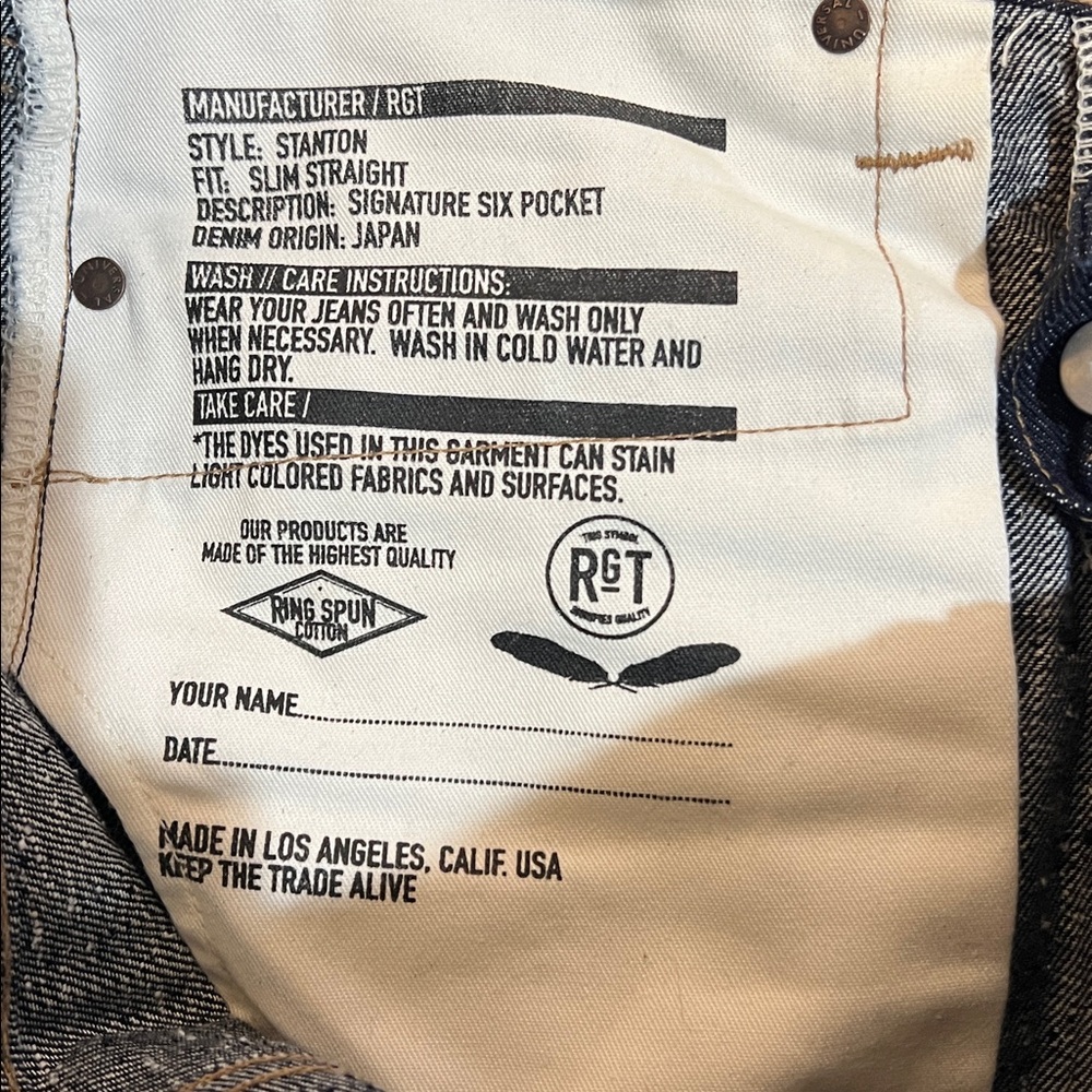 Rogue Territory Men's Stanton slim straight jean